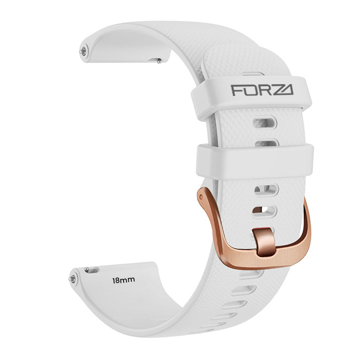 FORZA Elite 18mm Quick Release Watch Strap – Rose Gold Buckle