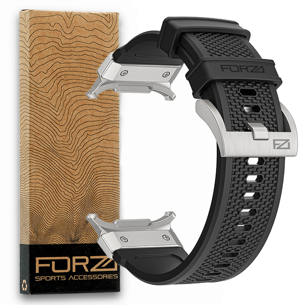 FORZA Elite Classic Watch Strap for Samsung Galaxy Watch Ultra (47mm) – Silver Buckle