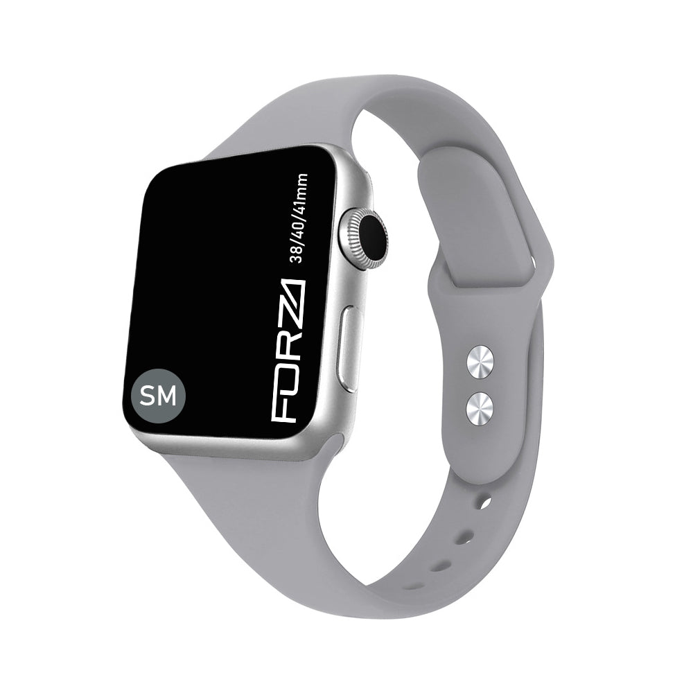 FORZA Classic Thin Style Silicone Strap for Apple Watch 38/40/41mm