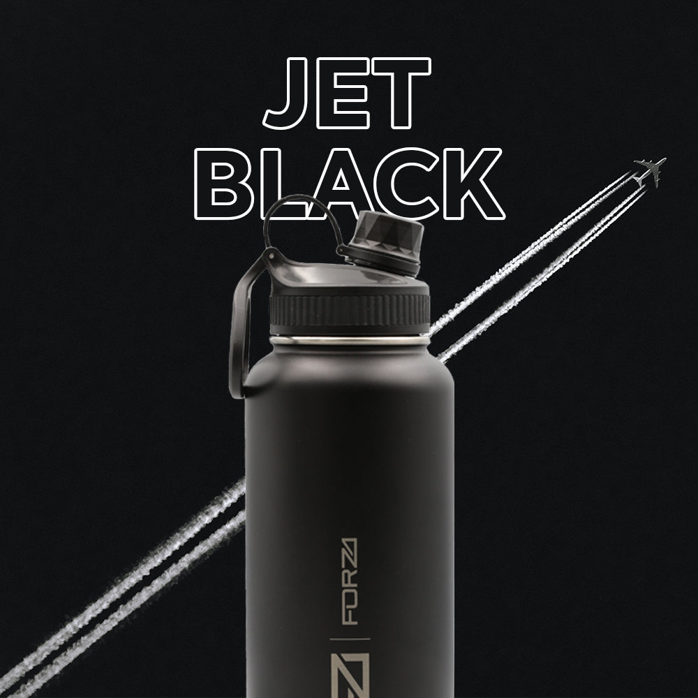 FORZA 1200ml Premium Insulated Stainless-Steel Flask with 3 Lids