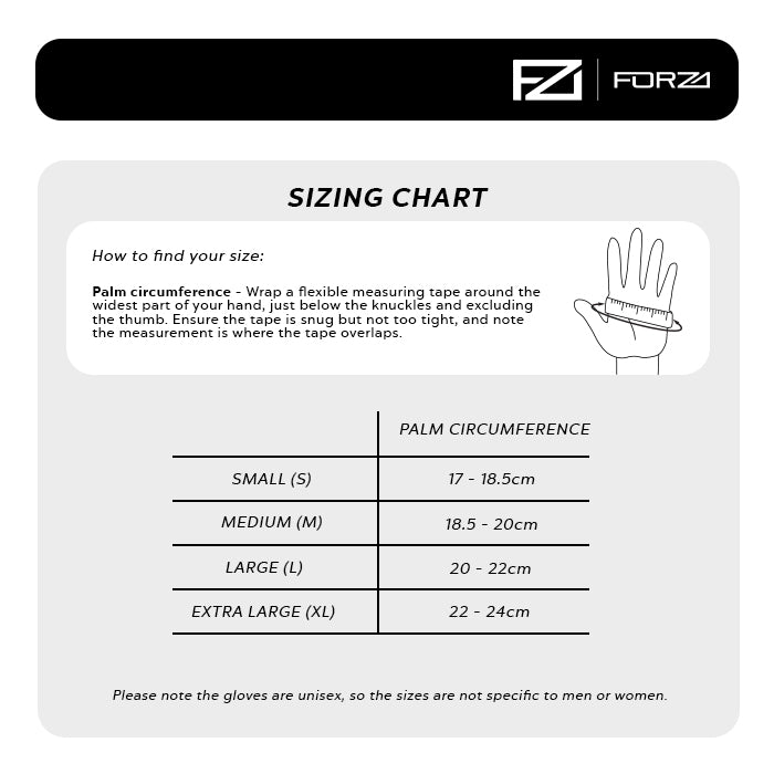 FORZA Weight Lifting/Gym Gloves - Non-Slip - Padded – with Wrist Support