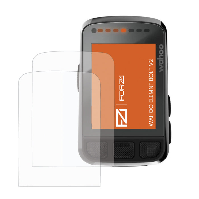 FORZA Tempered Glass Screen Protector for Wahoo Elemnt Bolt V2 - (2 Pack)