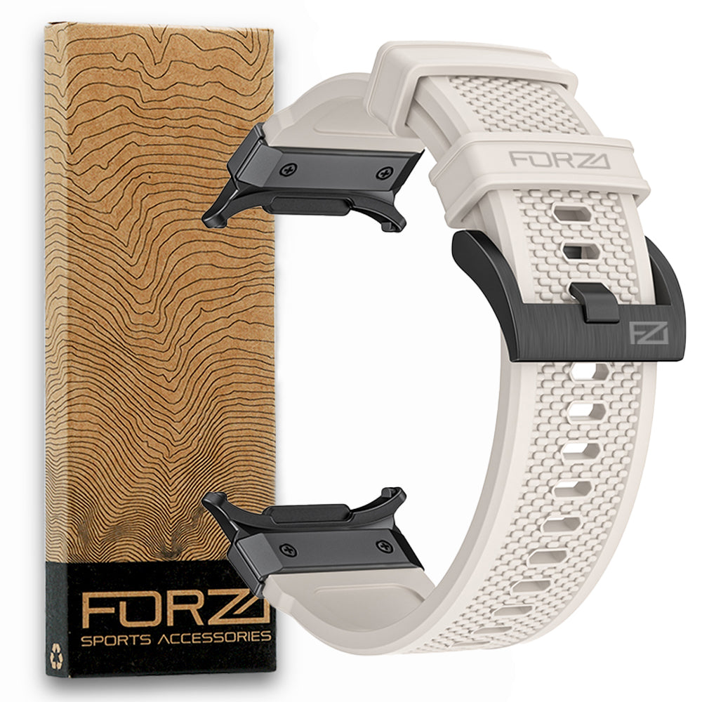 FORZA Elite Classic Watch Strap for Samsung Galaxy Watch Ultra (47mm) – Black Buckle
