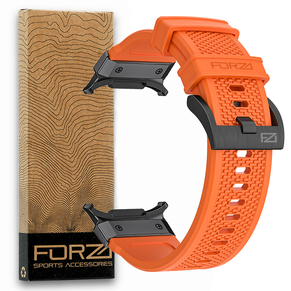 FORZA Elite Classic Watch Strap for Samsung Galaxy Watch Ultra (47mm) – Black Buckle
