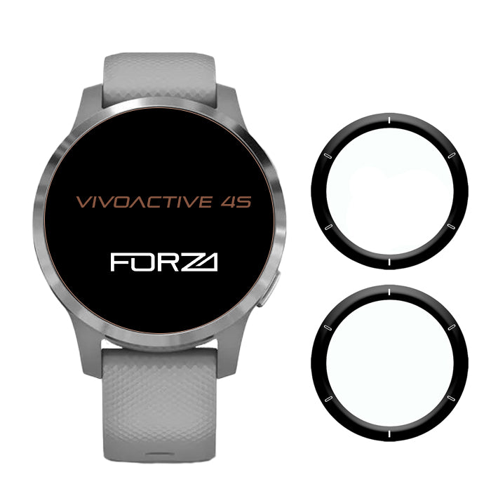 FORZA 3D PMMA Screen Protector for Vivoactive 4S (2 Pack)