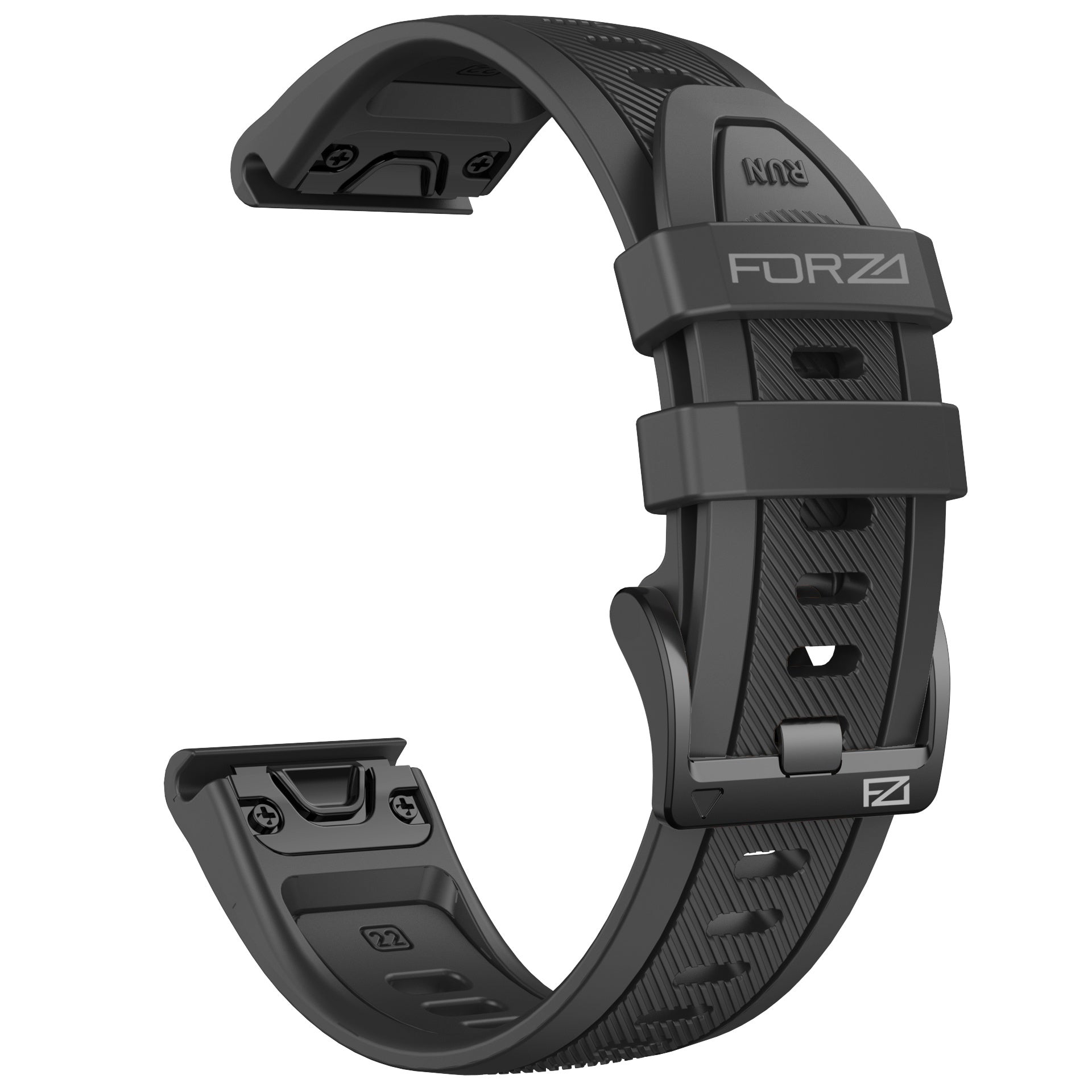 FORZA Elite 22mm EasyFit Stripe Series Watch Strap for Garmin