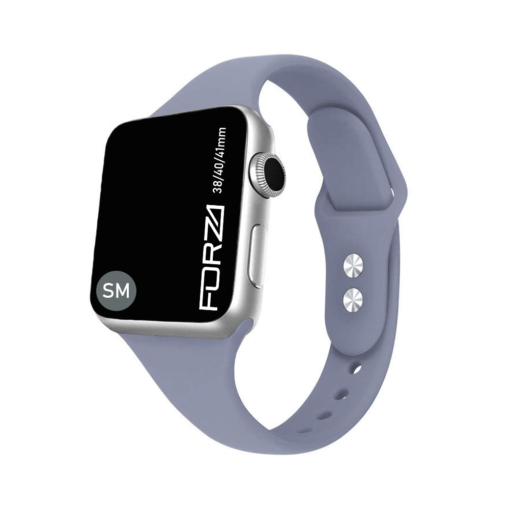 FORZA Classic Thin Style Silicone Strap for Apple Watch 38/40/41mm
