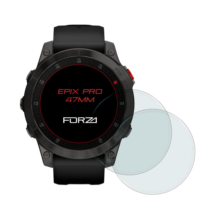 FORZA Tempered Glass Screen Protector for Garmin epix/epix Pro (Gen 2) 47mm (2 Pack)