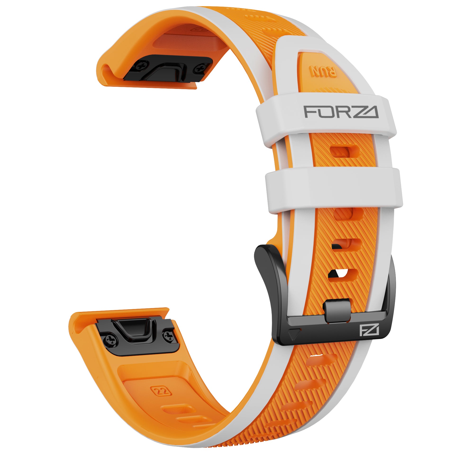 FORZA Elite 22mm EasyFit Stripe Series Watch Strap for Garmin