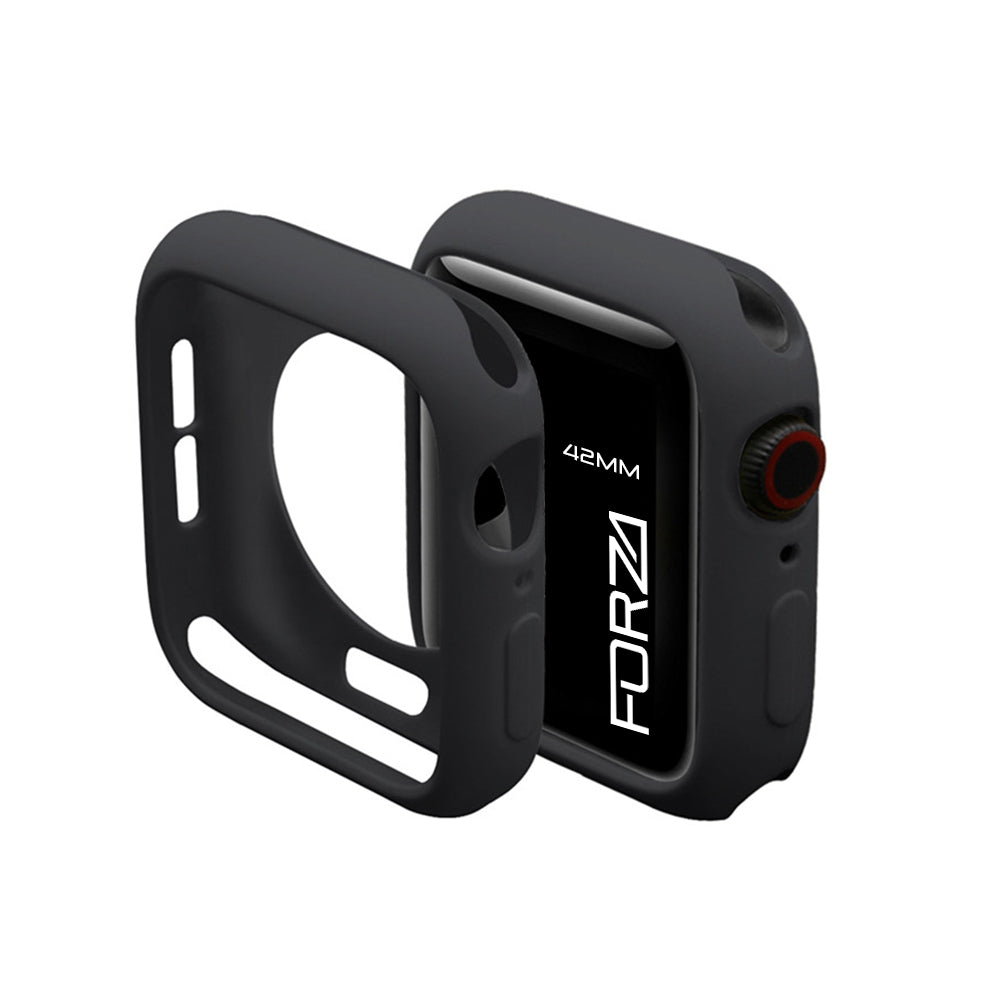 FORZA Protective Bumper Case for Apple Watch 40/41/42/44/45mm - Black