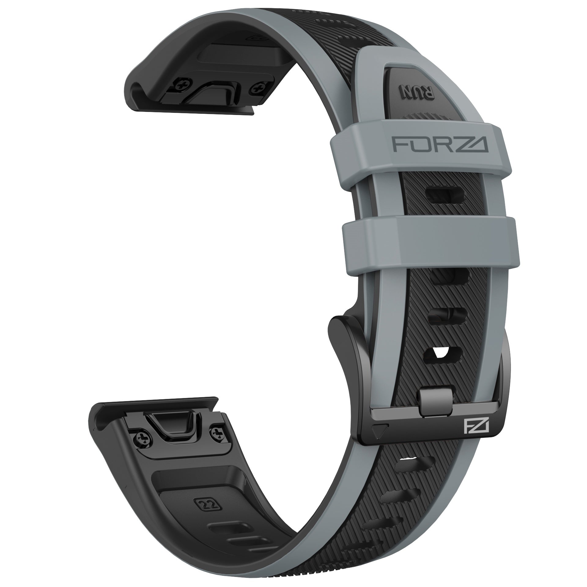 FORZA Elite 22mm EasyFit Stripe Series Watch Strap for Garmin