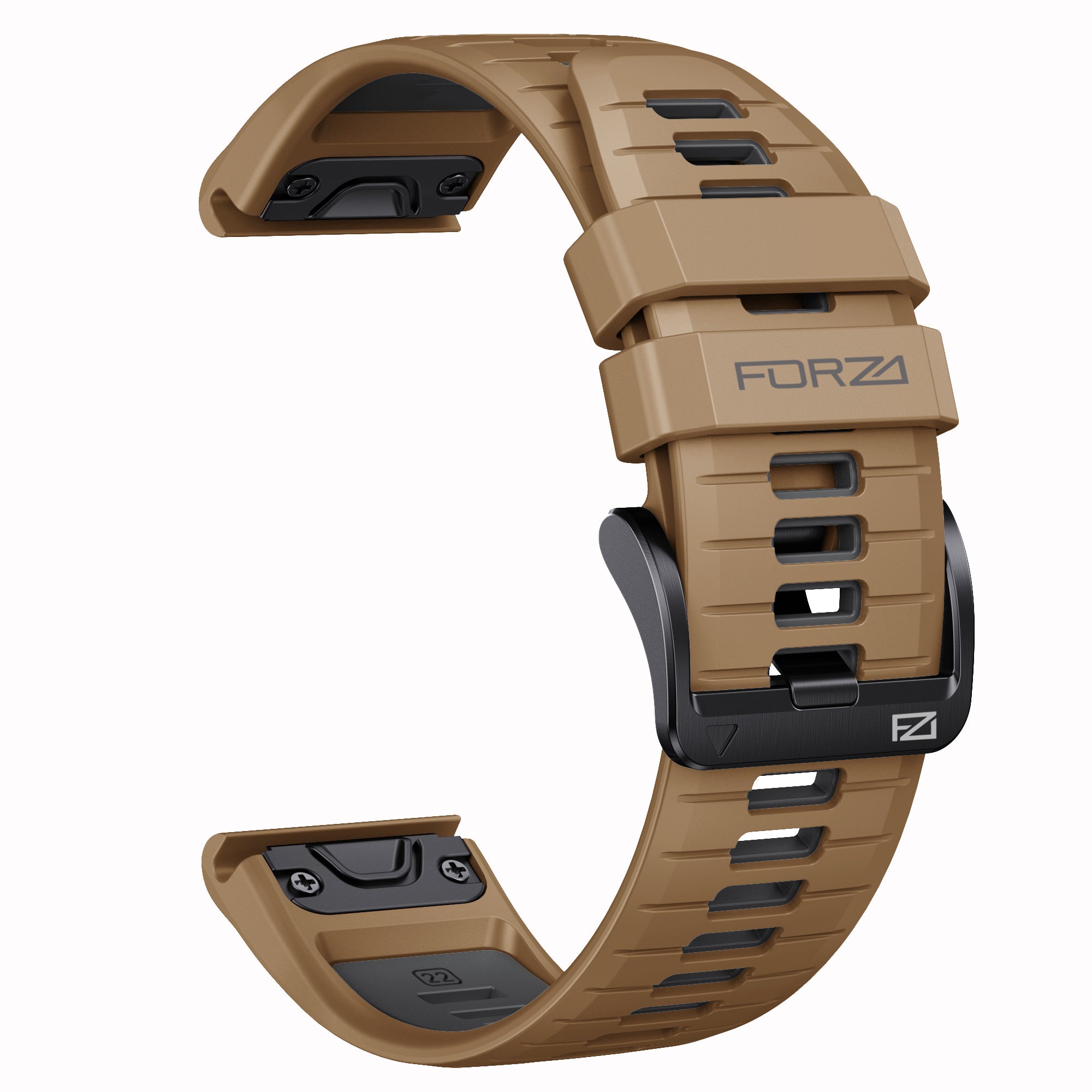 FORZA Elite 22mm EasyFit Two-Tone Watch Strap for Garmin