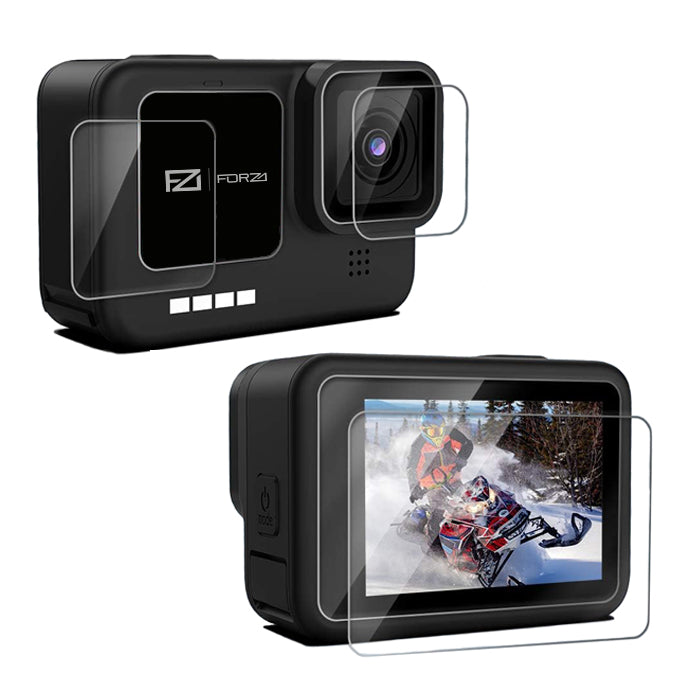FORZA Tempered Glass Screen & Lens Protector Set for GoPro Hero 13/12/11/10/9