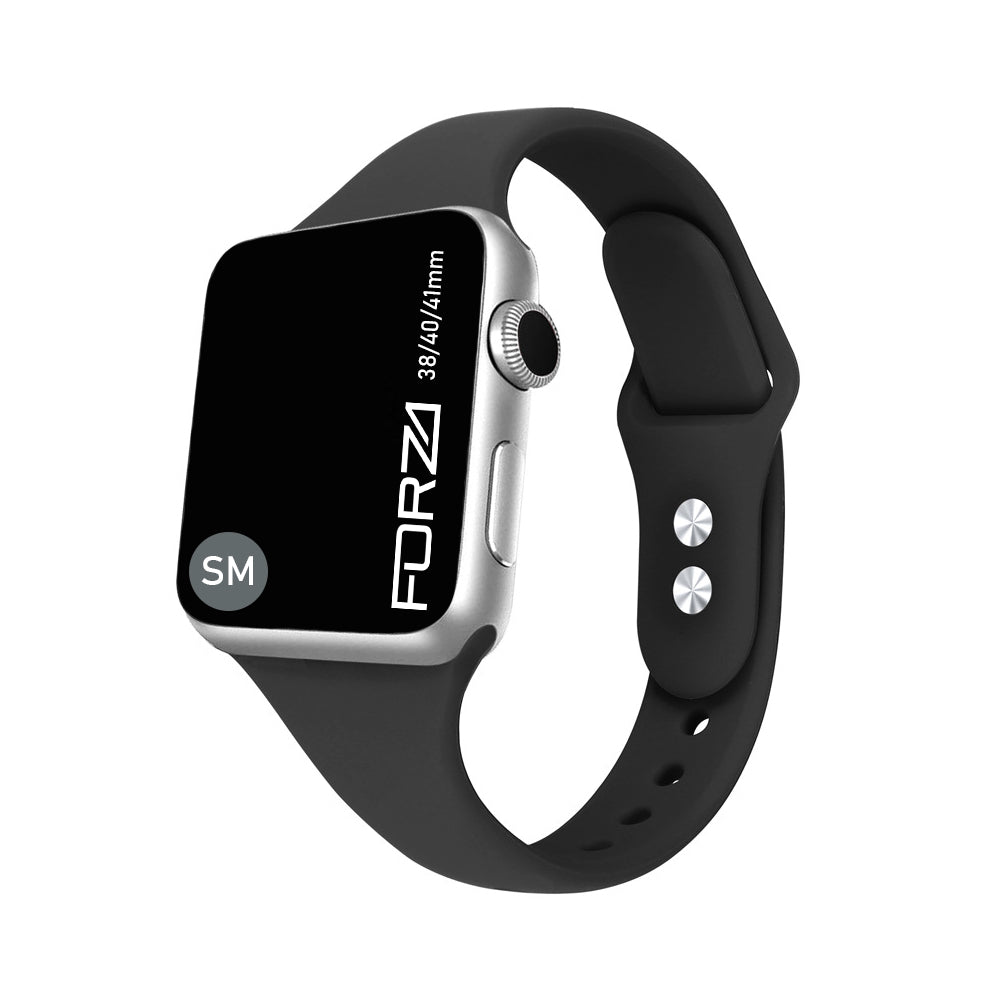 FORZA Classic Thin Style Silicone Strap for Apple Watch 38/40/41mm