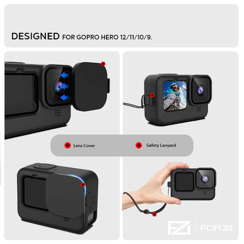 FORZA Silicone Case for GoPro Hero 12/11/10/9