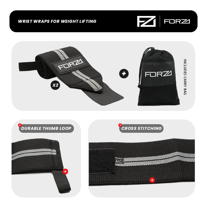 Forza Wrist Wraps for Weight Lifting