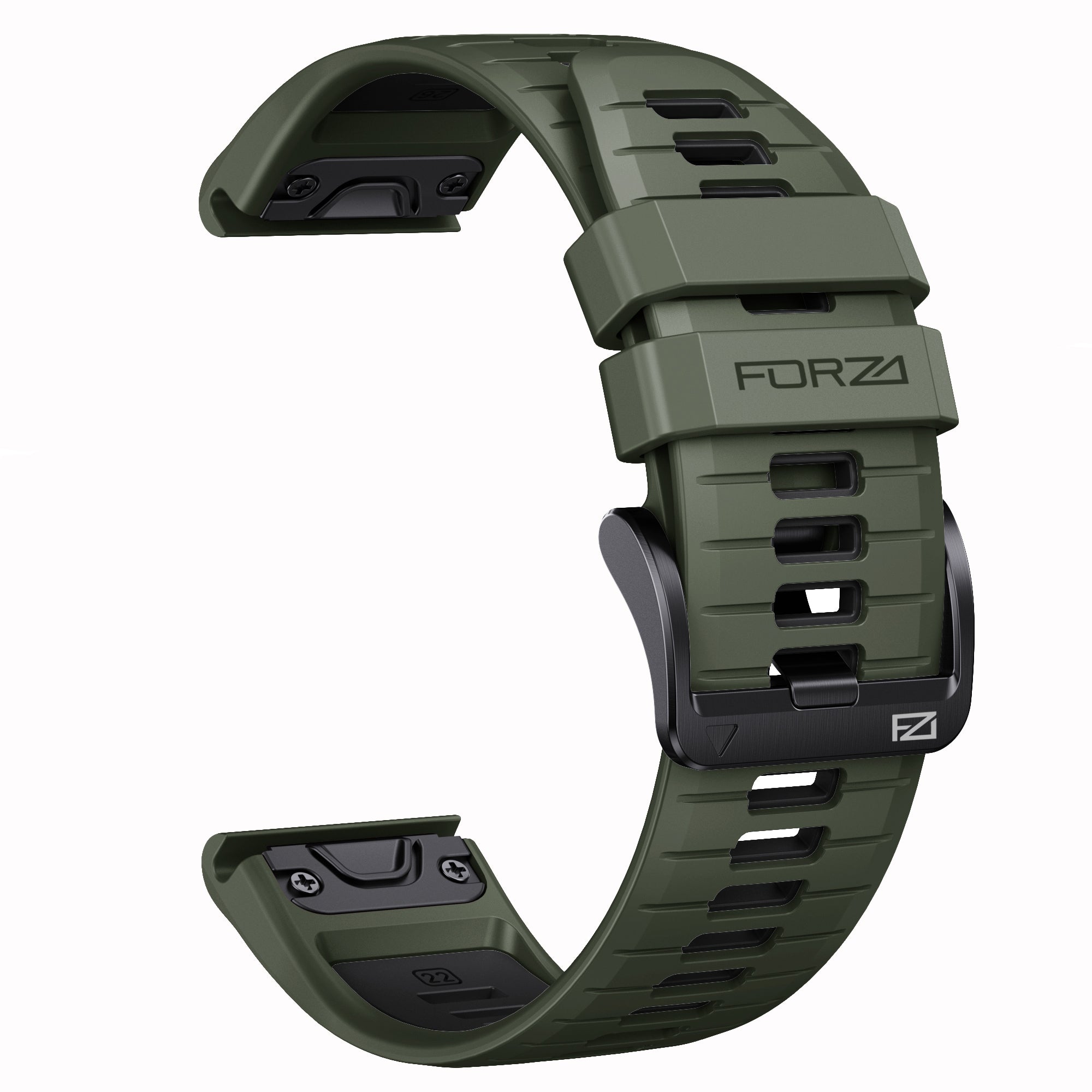 FORZA Elite 22mm EasyFit Two-Tone Watch Strap for Garmin