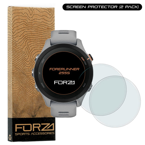 FORZA Tempered Glass Screen Protector for Garmin Forerunner 255S (2 Pack)