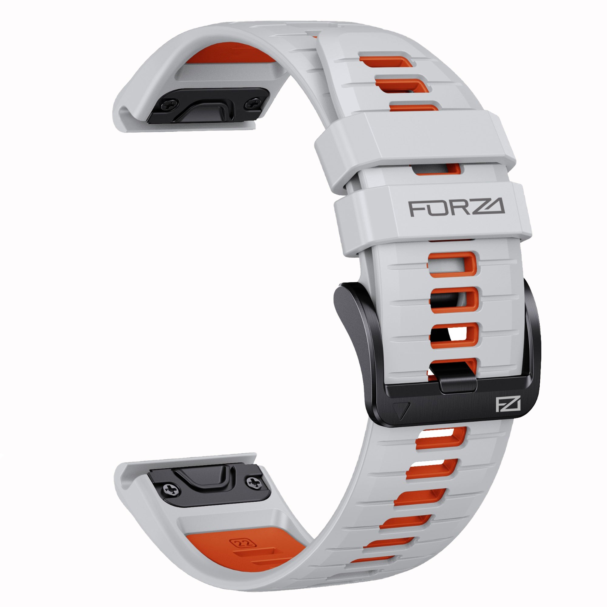 FORZA Elite 22mm EasyFit Two-Tone Watch Strap for Garmin