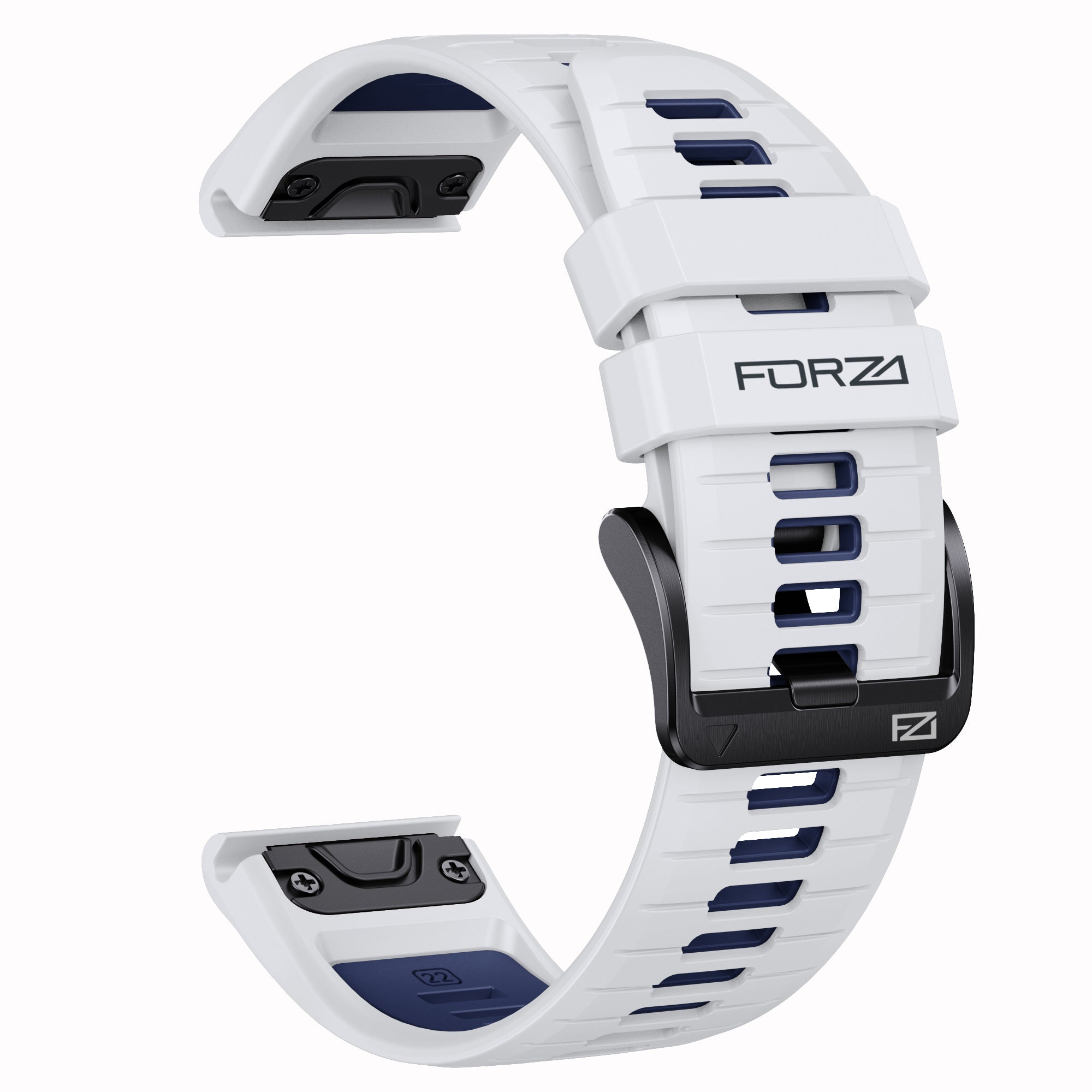 FORZA Elite 22mm EasyFit Two-Tone Watch Strap for Garmin
