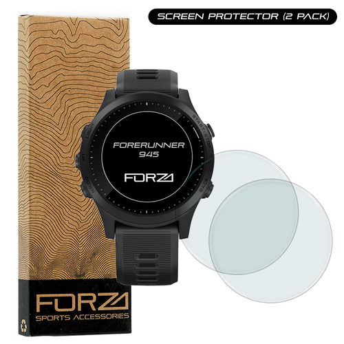 FORZA Tempered Glass Screen Protector for Garmin Forerunner 945 (2 Pack)