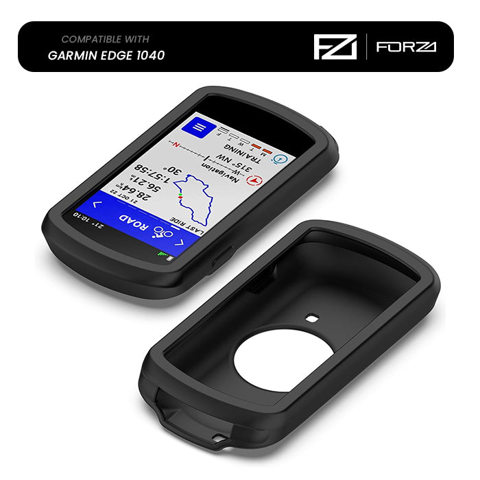 FORZA Silicone Bumper Case for Garmin Edge 1040 - Black