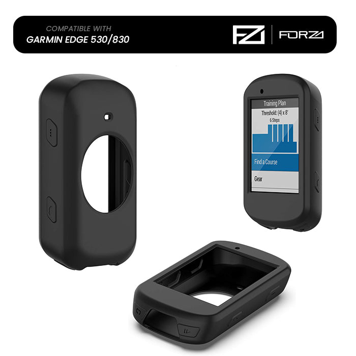 FORZA Silicone Bumper Case for Garmin Edge 530  - Black