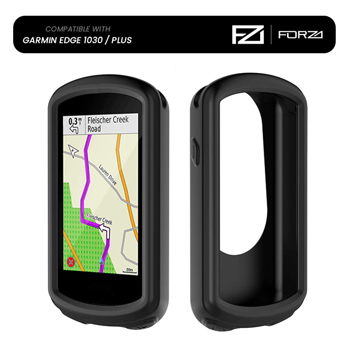 FORZA Silicone Bumper Case for Garmin Edge 1030/Plus  - Black