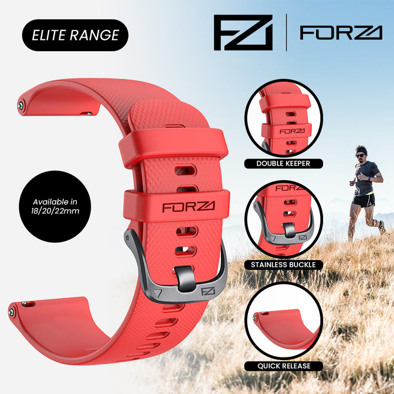 FORZA Elite 20mm Quick Release Classic Watch Strap for Garmin