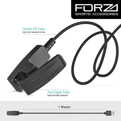 USB Clip Charging Cable for Garmin Approach/Forerunner/Lily/vívomove