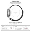 20mm Quick Release Milanese Watch Strap for Garmin/Samsung/Suunto/Huawei/Polar & More