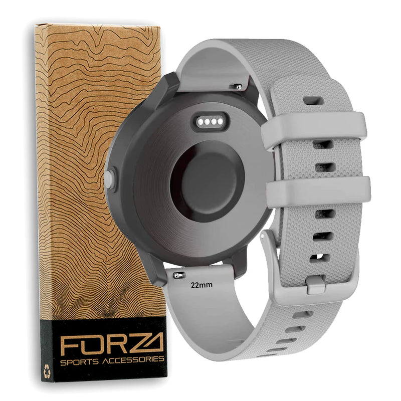 Profet Fantastiske Lee 22mm Replacement Watch Strap For Garmin Vivoactive 4/ Forerunner 255/ –  Forza Trading